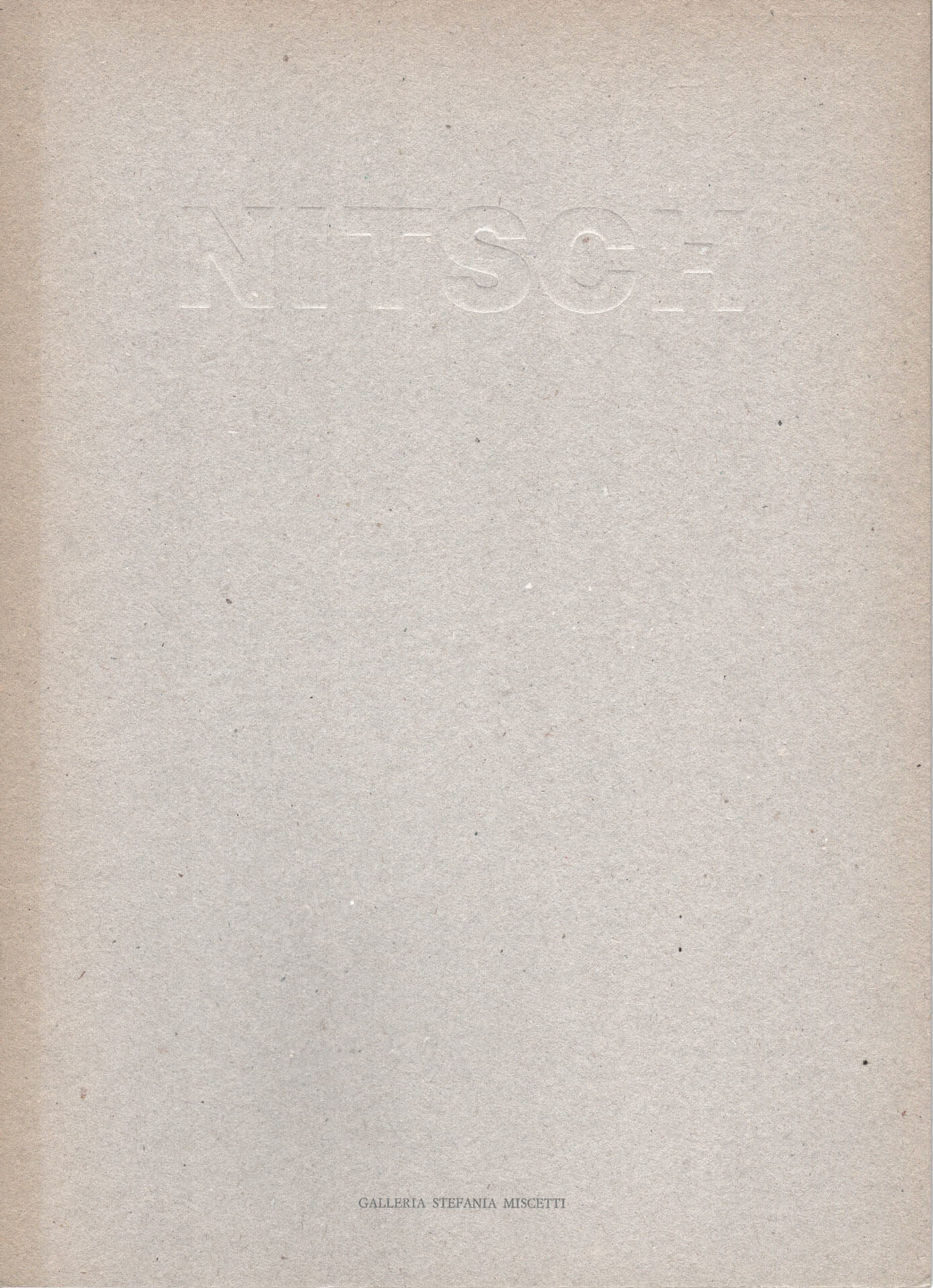 Studio Stefania Miscetti | Catalogues | Hermann Nitsch | Opere recenti e reperto dell'84 azione